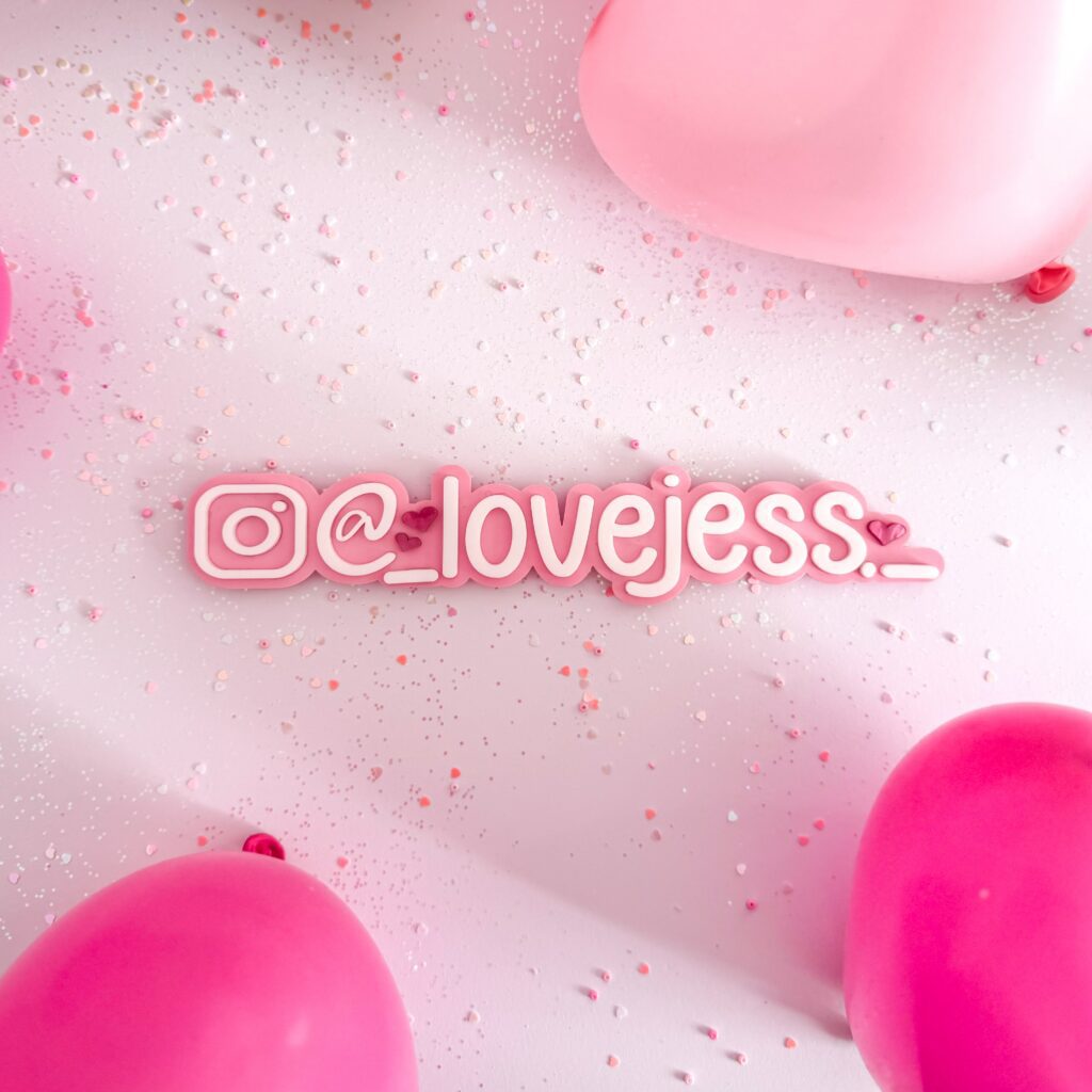 Personalised Acrylic Username Sign for Branding