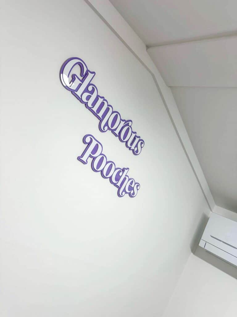 Double Layer Acrylic Business Sign Custom Logo