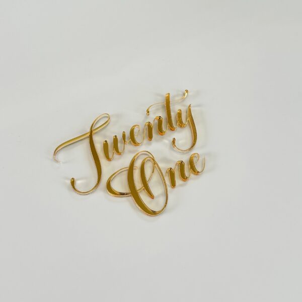 Custom Acrylic Cake Fropper Single Layer Personalised