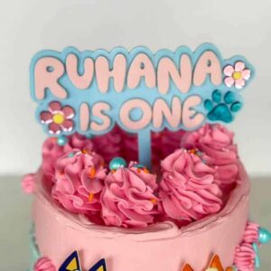 Custom Acrylic Cake Topper Personalised Double Layer
