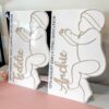 Personalised Newborn Life Size Baby Birth Plaque
