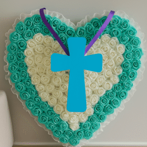 In Loving Memory Cross | Personalised Memorial Plaque