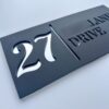 Custom Laser-Cut Acrylic House Sign - Modern Address Plaque for Homes & Offices - Premium Perspex Finish