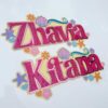 Triple Layer Acrylic Name Sign Personalised 3D Decor