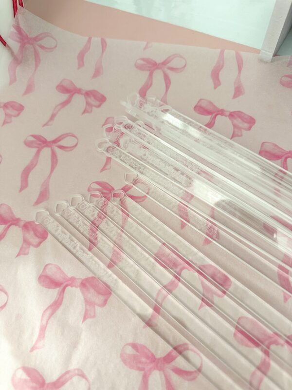 Personalised Acrylic Cake Topper Sticks with Instagram Logo