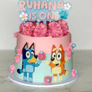 Bluey Cake Topper  | Daisy & Paw Prints