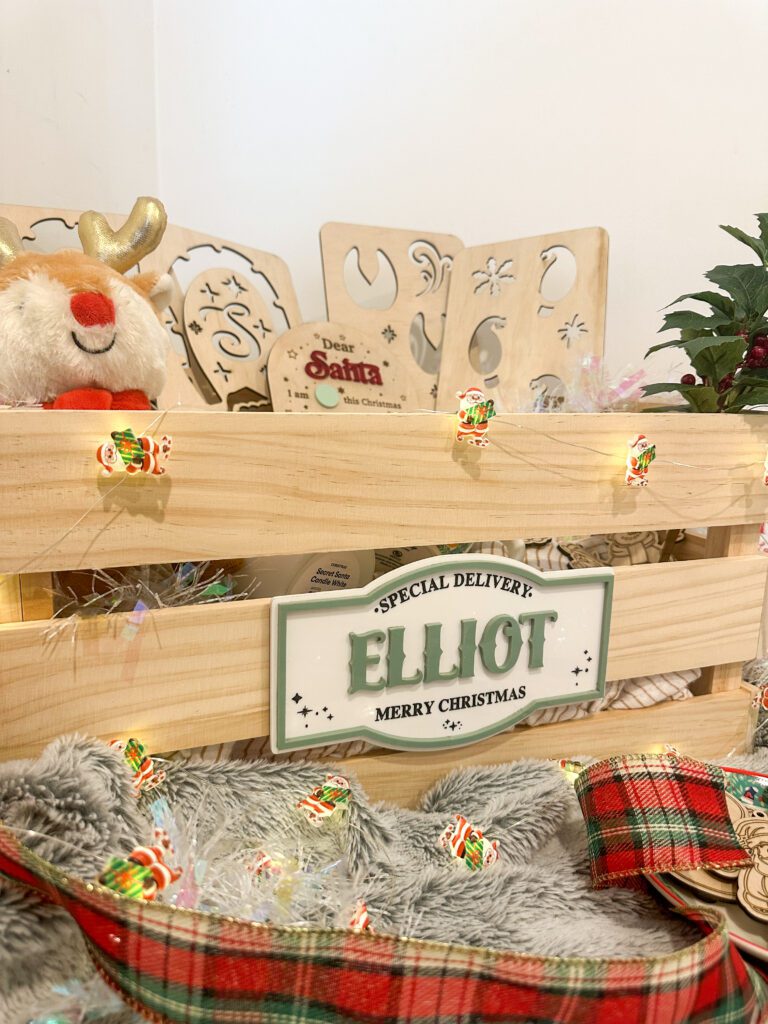 Christmas Eve Acrylic Crate Plaque