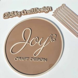 Customised Acrylic Business Sign - Round 30cm-60cm Circle Display, Personalised, Acrylic.
