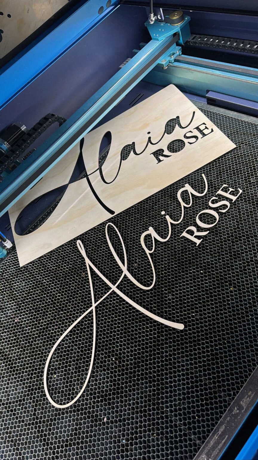 Single Layer Acrylic Name Sign