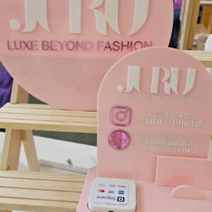 Custom Acrylic Business Arch Plaque with Logo
