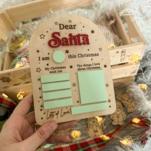 Christmas Dear Santa Board