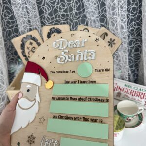 Dear Santa Board | Personalised Christmas Keepsake