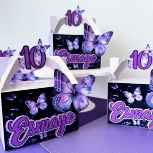 Custom party favour boxes, personalised with any theme, made of layered acrylic. A perfect, handcrafted, and customised.