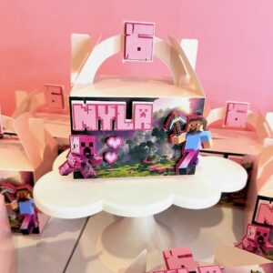 Custom party favour boxes, any theme, made of layered acrylic, with a personal touch. Personalised, custom, and handcrafted.