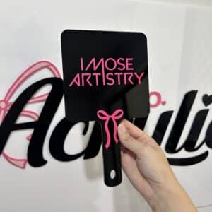 Custom Handheld Acrylic Mirrors for Salons