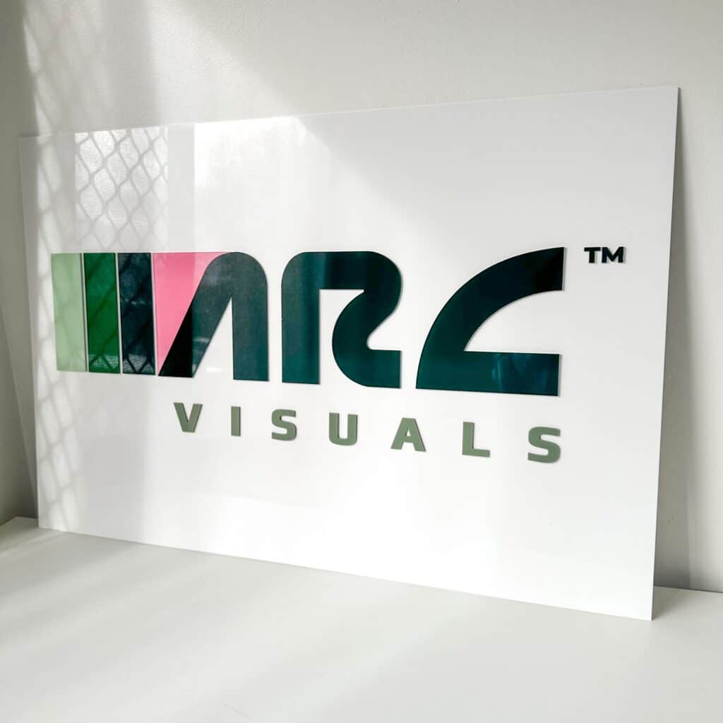 Custom Acrylic Business Signage Large Logo Sign