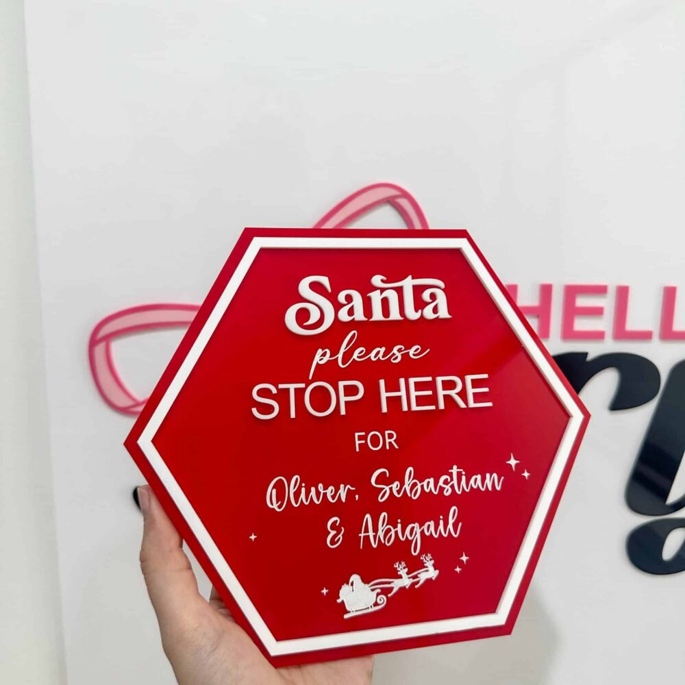 Clear rectangular acrylic panel photographed on a white background.