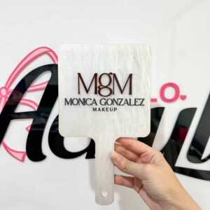 Custom Handheld Acrylic Mirrors for Salons