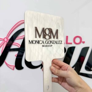 Custom Handheld Acrylic Mirrors for Salons