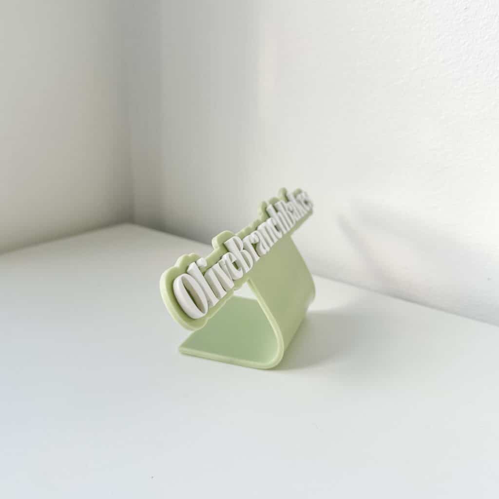 Exclusive Standing Acrylic Watermark Sign for Cake Makers | Custom Cake Content Display Sign