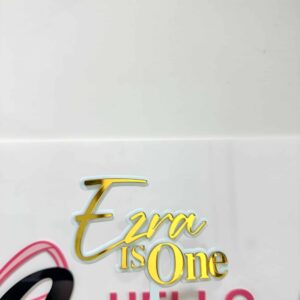 Custom Acrylic Cake Topper Personalised Double Layer