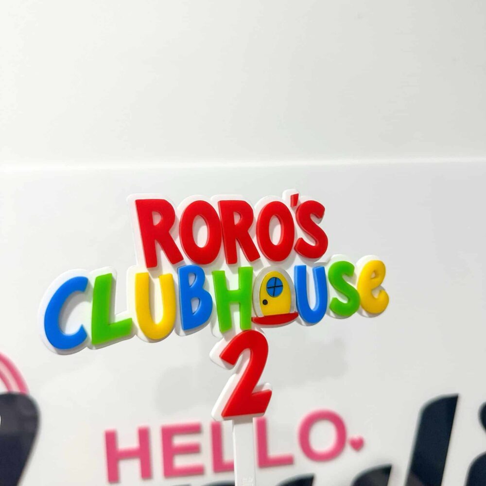 Personalised Mickey Mouse Clubhouse Cake Topper