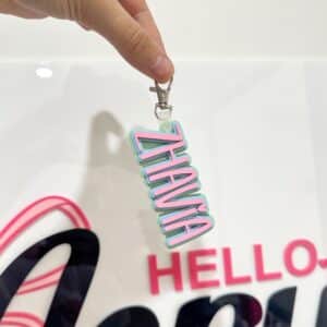 Custom Triple Layer Keychain &amp; Bag Tag