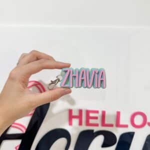 Custom Triple Layer Keychain &amp; Bag Tag