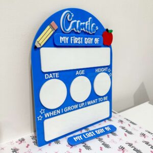 Customisable First &amp; Last Day of School Acrylic Boards Arch