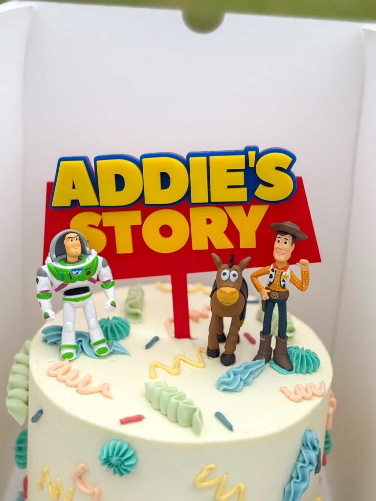 Toy Story Cake Topper Set Personalised Name & Age