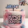 K-Pop Demon Hunters 3D Acrylic Cake Topper Set