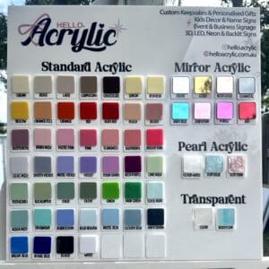 layered acrylic name sign, triple layer, 3D, personalised, custom, handcrafted, keepsake.