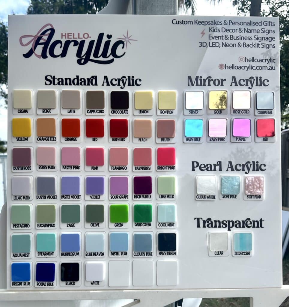 layered acrylic name sign, triple layer, 3D, personalised, custom, handcrafted, keepsake.