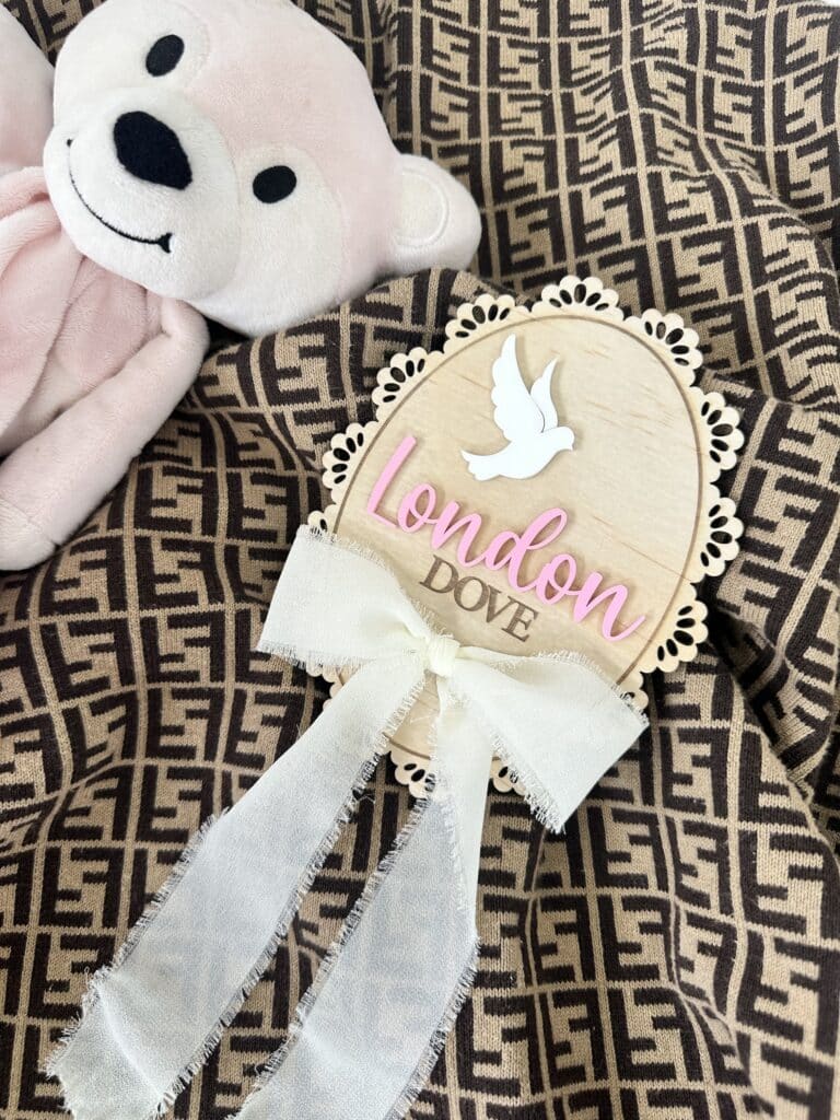 Baby Birth Announcement - Dove