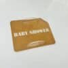 Tiramisu “Baby Shower” Cake Stencil Set - Clear Acrylic
