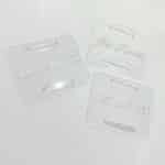 Clear acrylic cake stencils for customising tiramisu cakes, personalised with 'Alejna'.