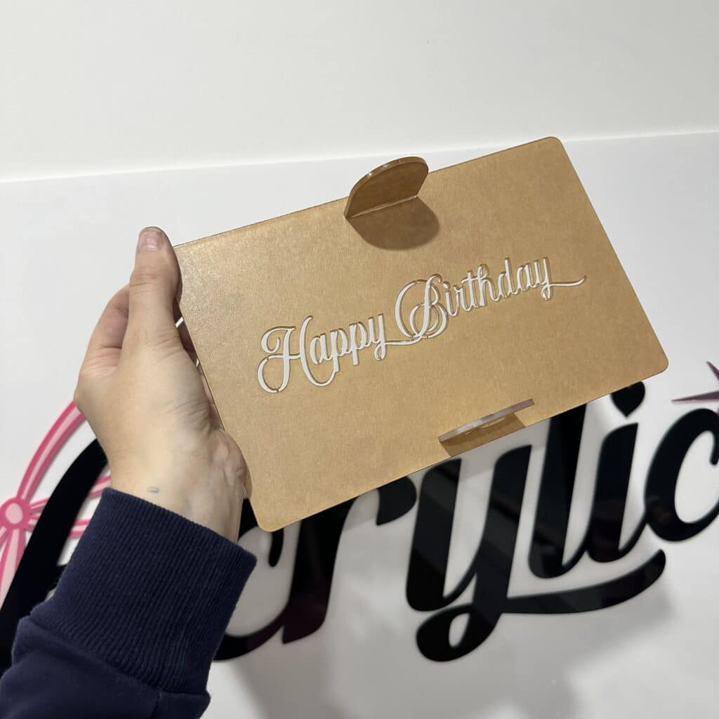 Tiramisu Custom Text Cake Stencil Set – Clear Acrylic