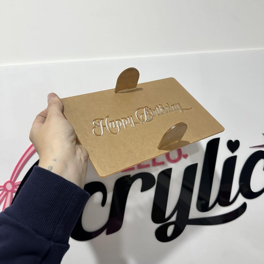 Tiramisu Custom Text Cake Stencil Set – Clear Acrylic