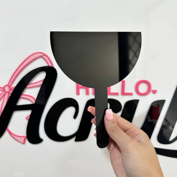 Custom Salon Face Shield with Logo | Personalised Lash & Brow Privacy Cover