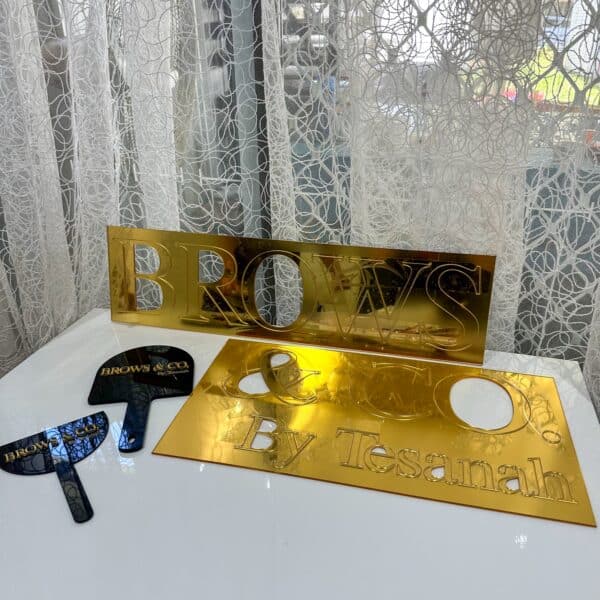 Business Custom Lettering Wall Signage