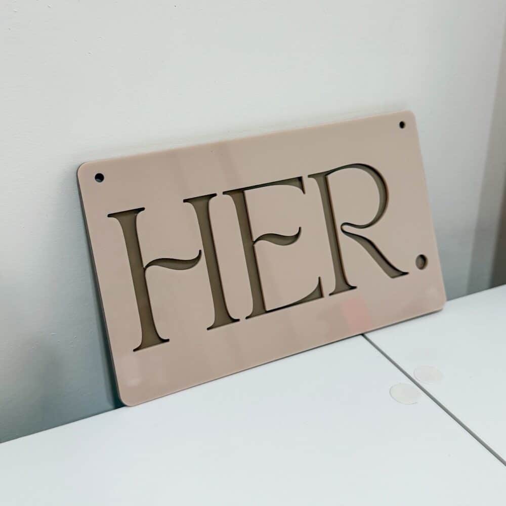 Custom Acrylic Entry Signs for Salons, Businesses & Every Industry | Durable Door & Gate Signage