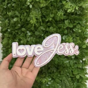 Personalised Acrylic Username Sign for Branding