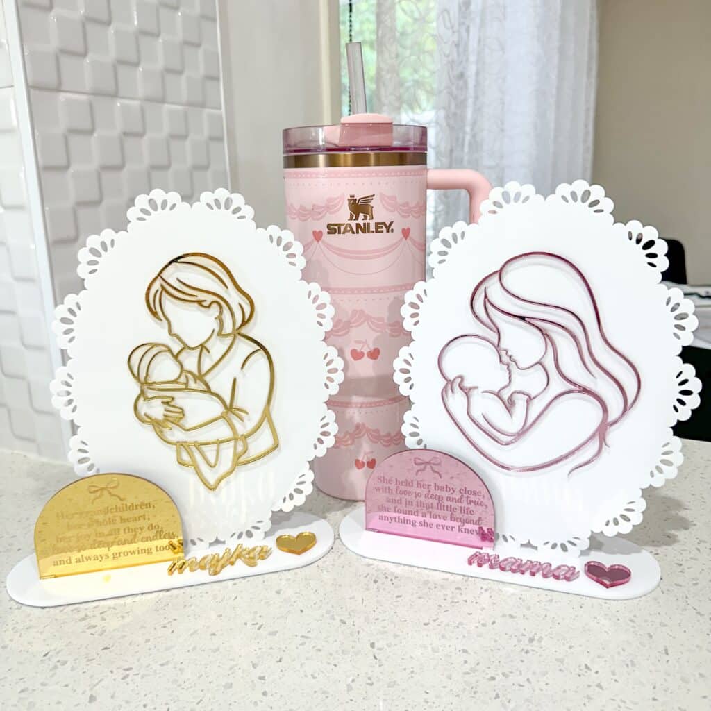 Personalised Mother’s Day Plaque Gift for Mum & Grandma