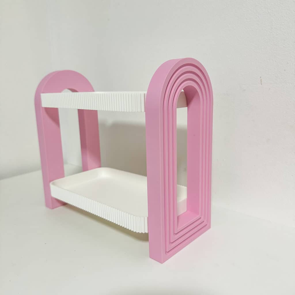 Modern Arch Craft Organiser | 2 Tier Desktop Storage Rack
