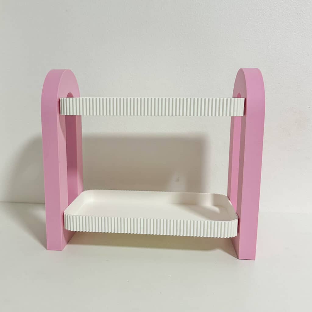 Modern Arch Craft Organiser | 2 Tier Desktop Storage Rack