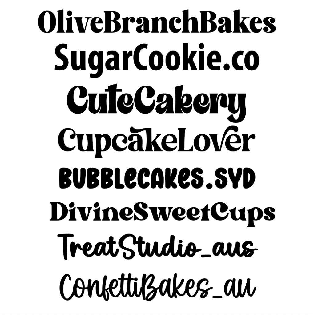 Exclusive Standing Acrylic Watermark Sign for Cake Makers | Custom Cake Content Display Sign
